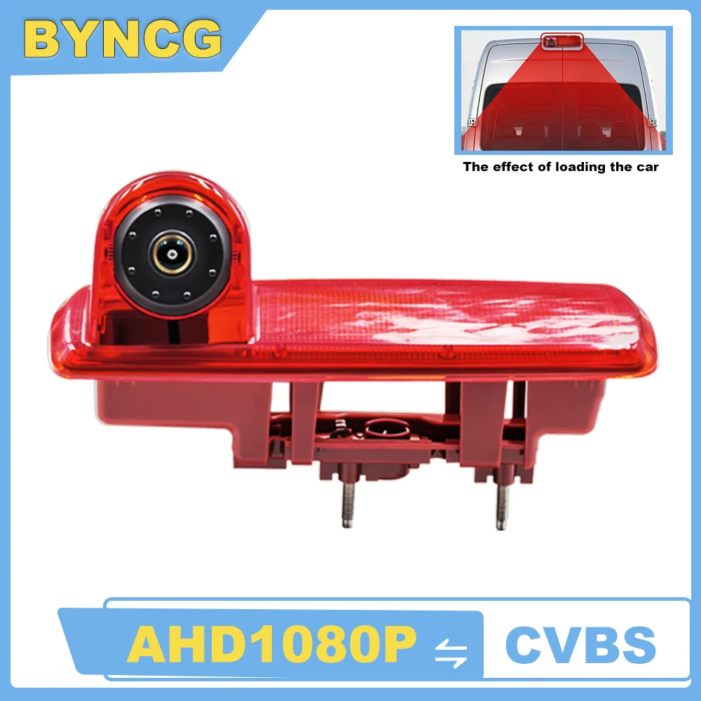 BYNCG Parking AHD 1080P 940 IR Night Vision Car Brake Light Reversing Camera for OPEL VIVARO 2014 RENAUL Trafic 3