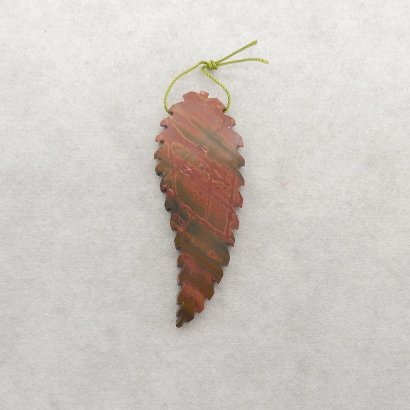 

Multi-Color Picasso Jasper Semicircle Pendant Bead Natural Stone Jewelry for Men 67x25x5mm 14.3g