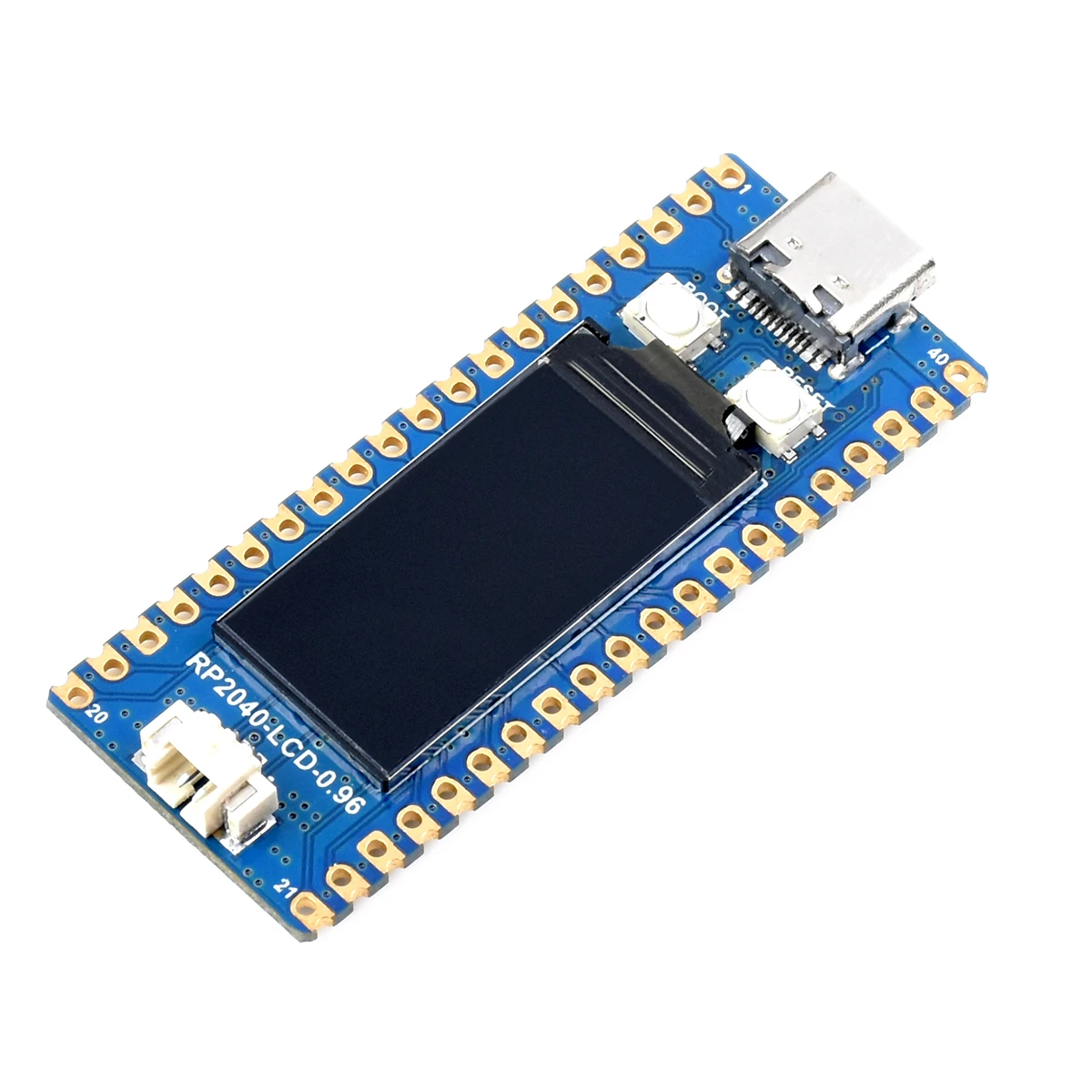 Waveshare  a Pico-like MCU Board Based on Raspberry Pi MCU RP2040 with LCD RP2040-LCD-0.96