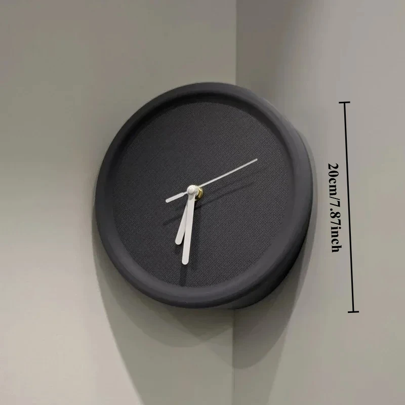 1pc Bright Corner Angle Clocks Creative Wall Clocks Minimalism Clock Personality Living Room Clock Modern Home Aesthetic Decor