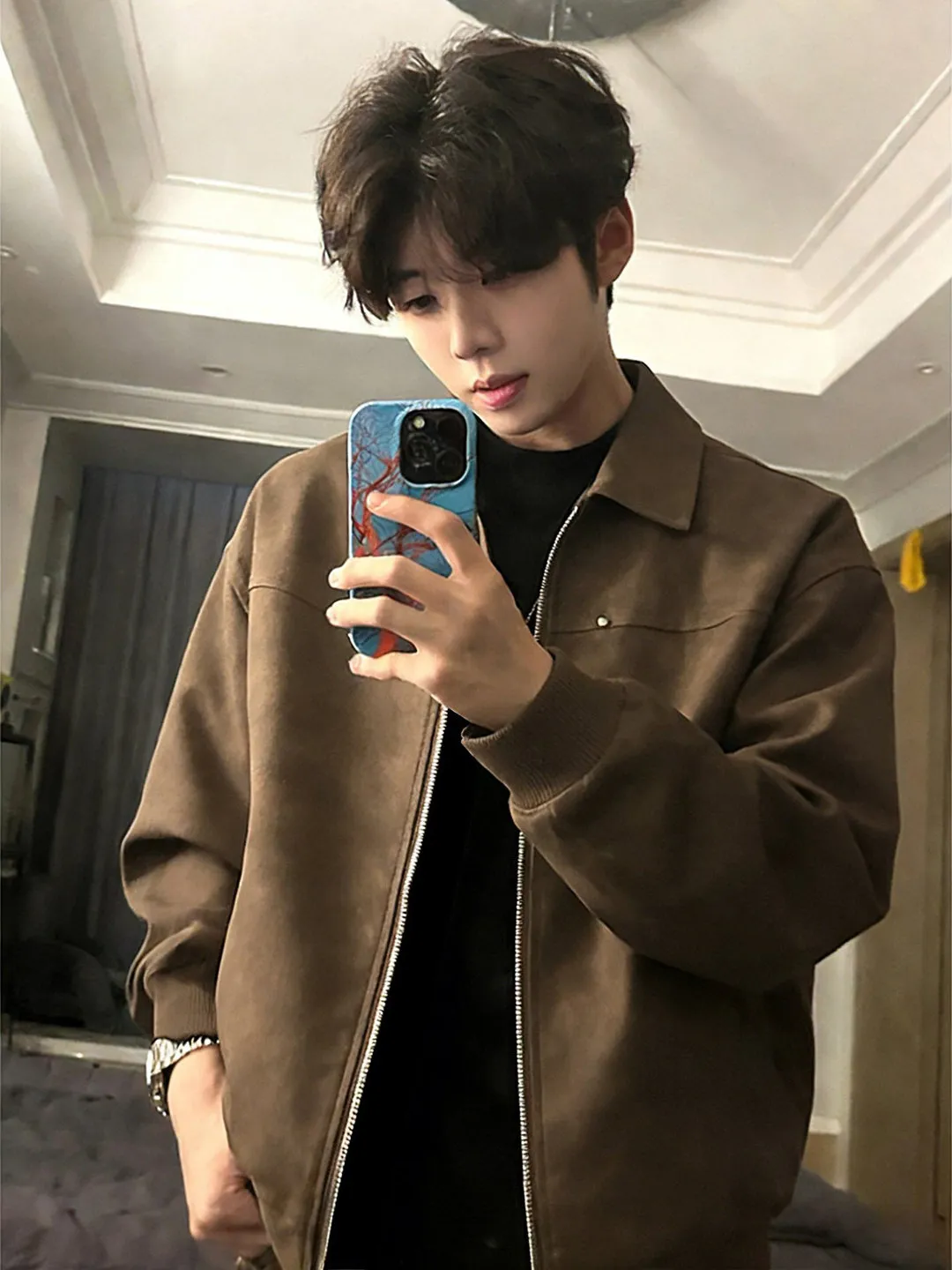 

Мужская кожаная куртка Cleanfit коричневого цвета для мотоциклистов, модная молодежная куртка для активного отдыха, поездок на работу и путешествий, весенняя коллекция