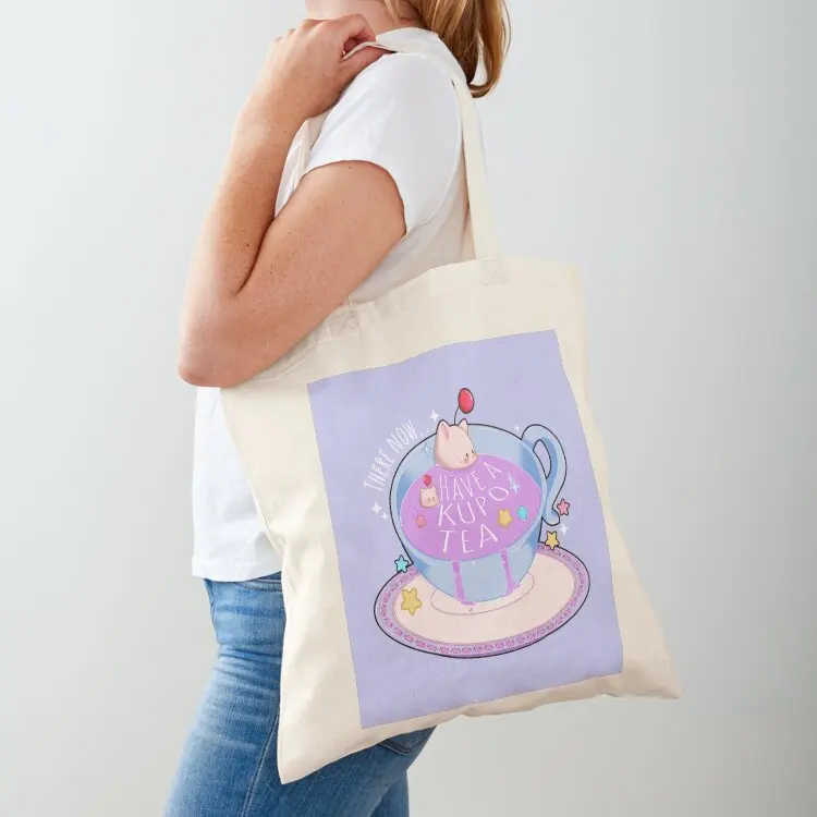

Kupo Tea Moogle - Yuffie's Potion Tote Bag Fabric bag Reusable bags Canvas stote bag tote