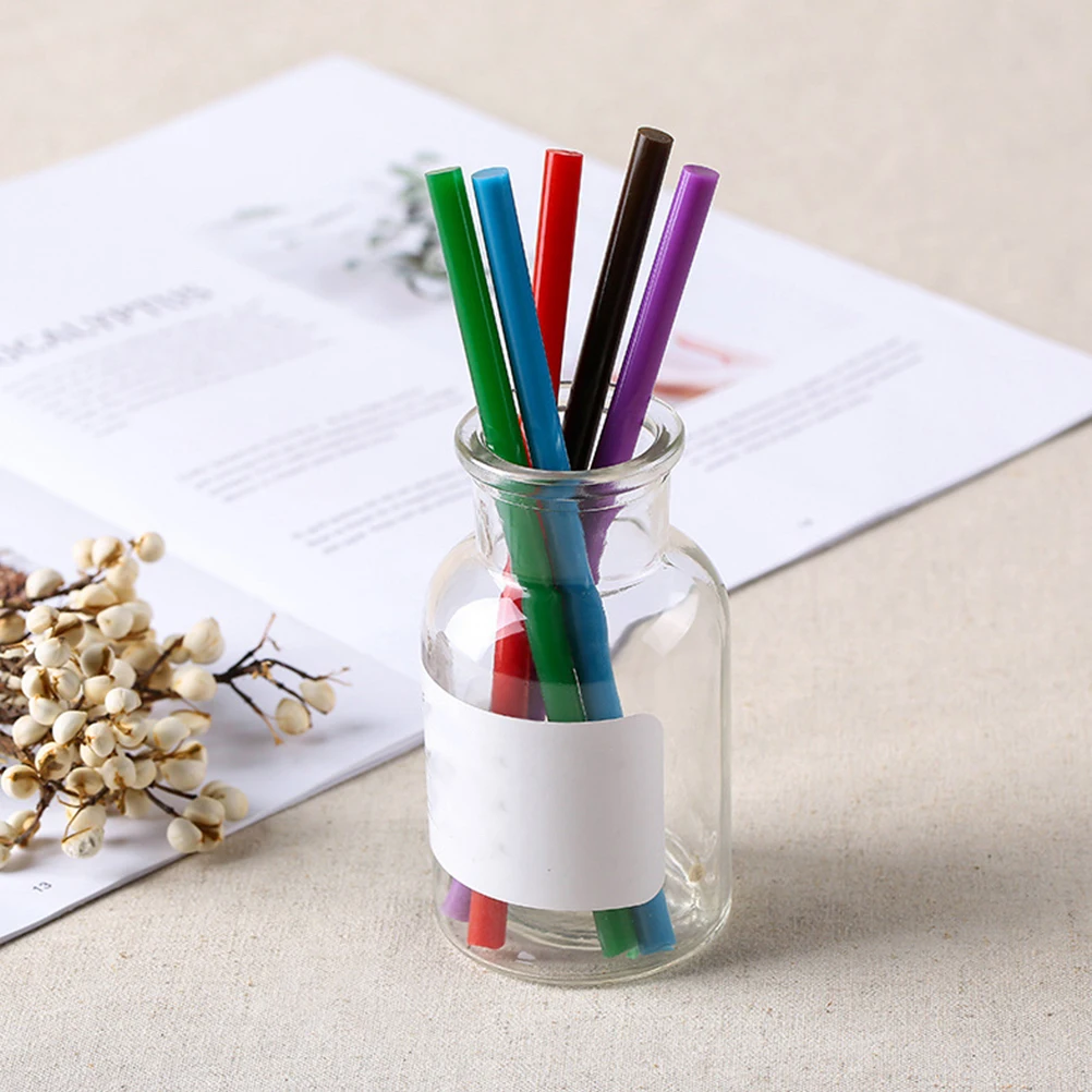 

100Pcs Colorful Glue Sticks Hot Melt Glue for Crafting School Projects Home Repair Bonding Ceramics Wood Plastic Fast Melting