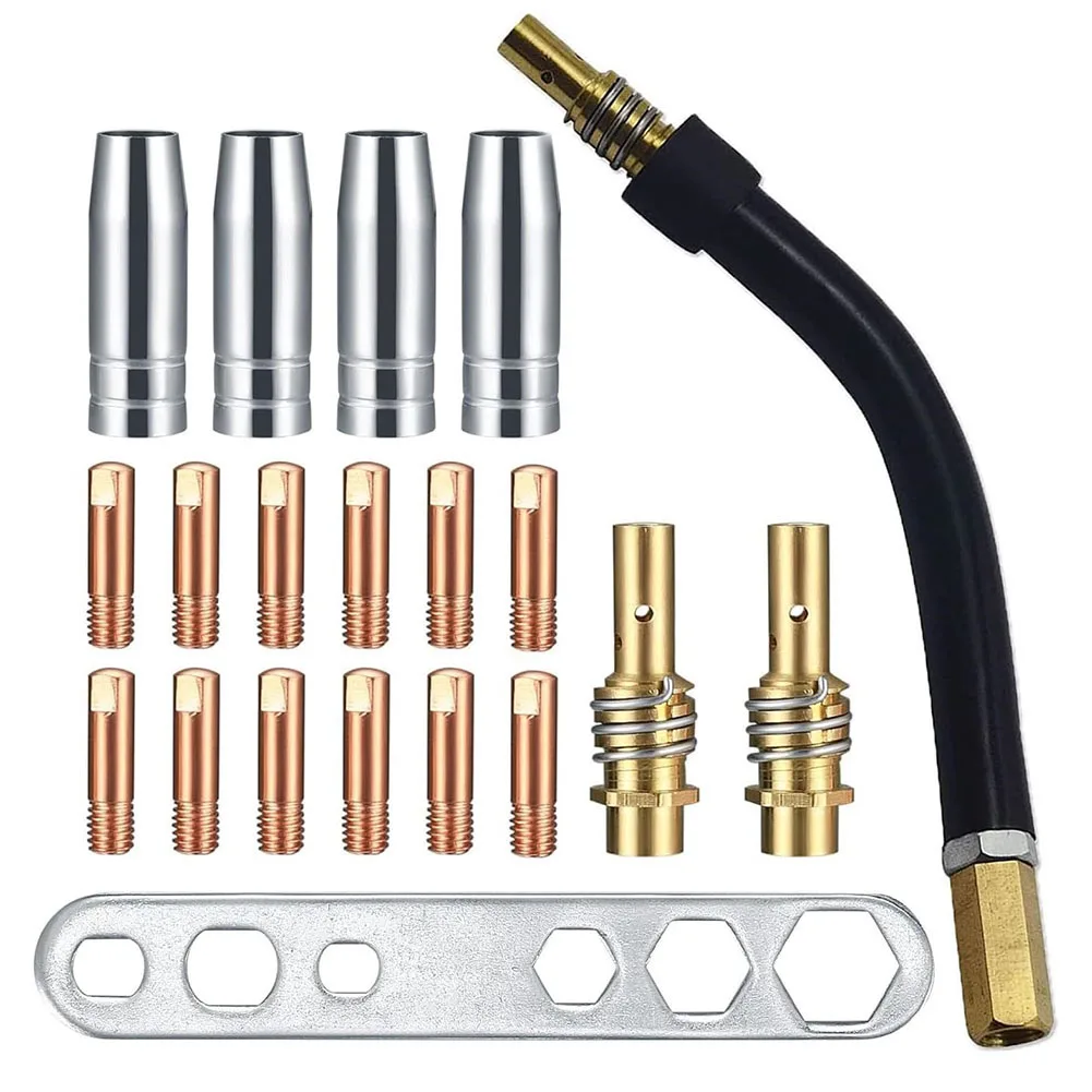 

Полный набор из 20 шт. для сварочного аппарата 15AK, медные контактные насадки, защитные насадки и держатель наконечников, диффузоры для эффективной сварки