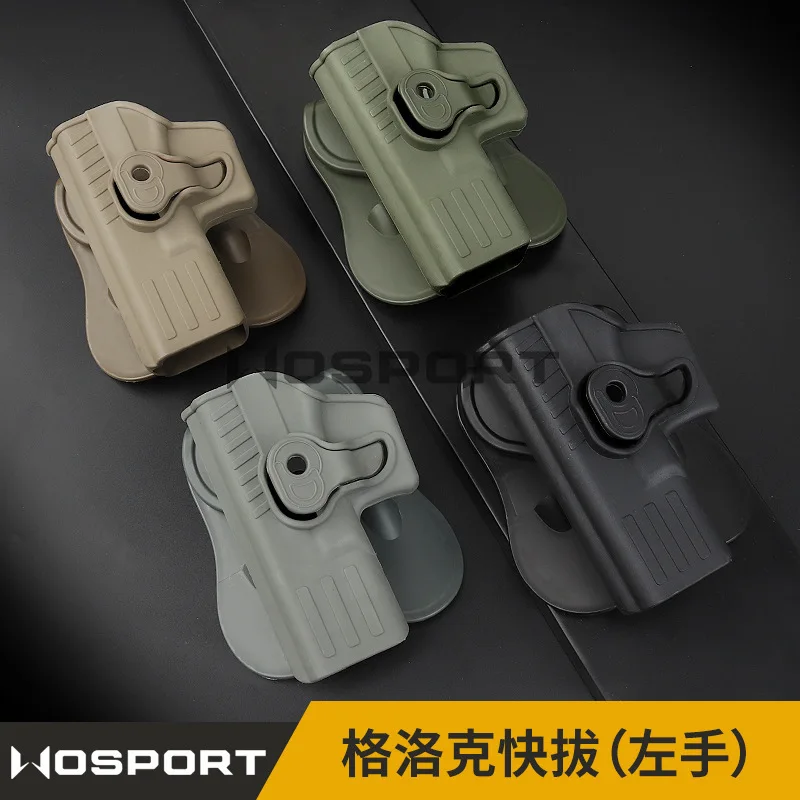 

WOSPORT Manufacturer Direct Sales GLOCKS Quick Pull Set Left Tactical Toy Waist Quick Pull Movie Prop