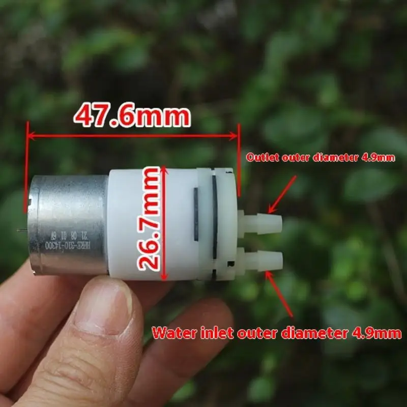 

1 Piece DC 3.7V 5V 6V Micro Self-priming Suction Water Pump Mini 310 Motor Water Pump Small Diaphragm Air Water Pump DIY Parts