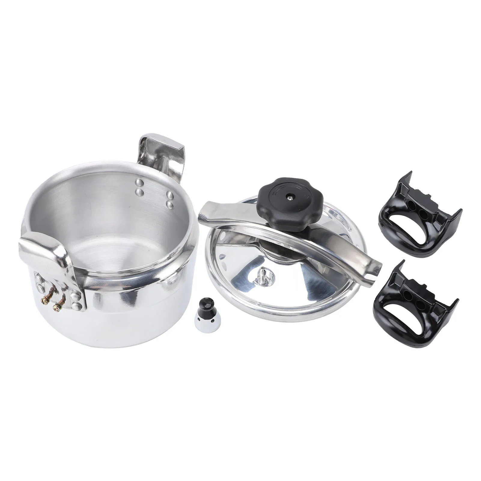3/4/5L Pressure Cooker Universal Compound Bottom Aluminium Pressure Canner for Gas Cooktops Flat Top Cooktops Induction Cooktops