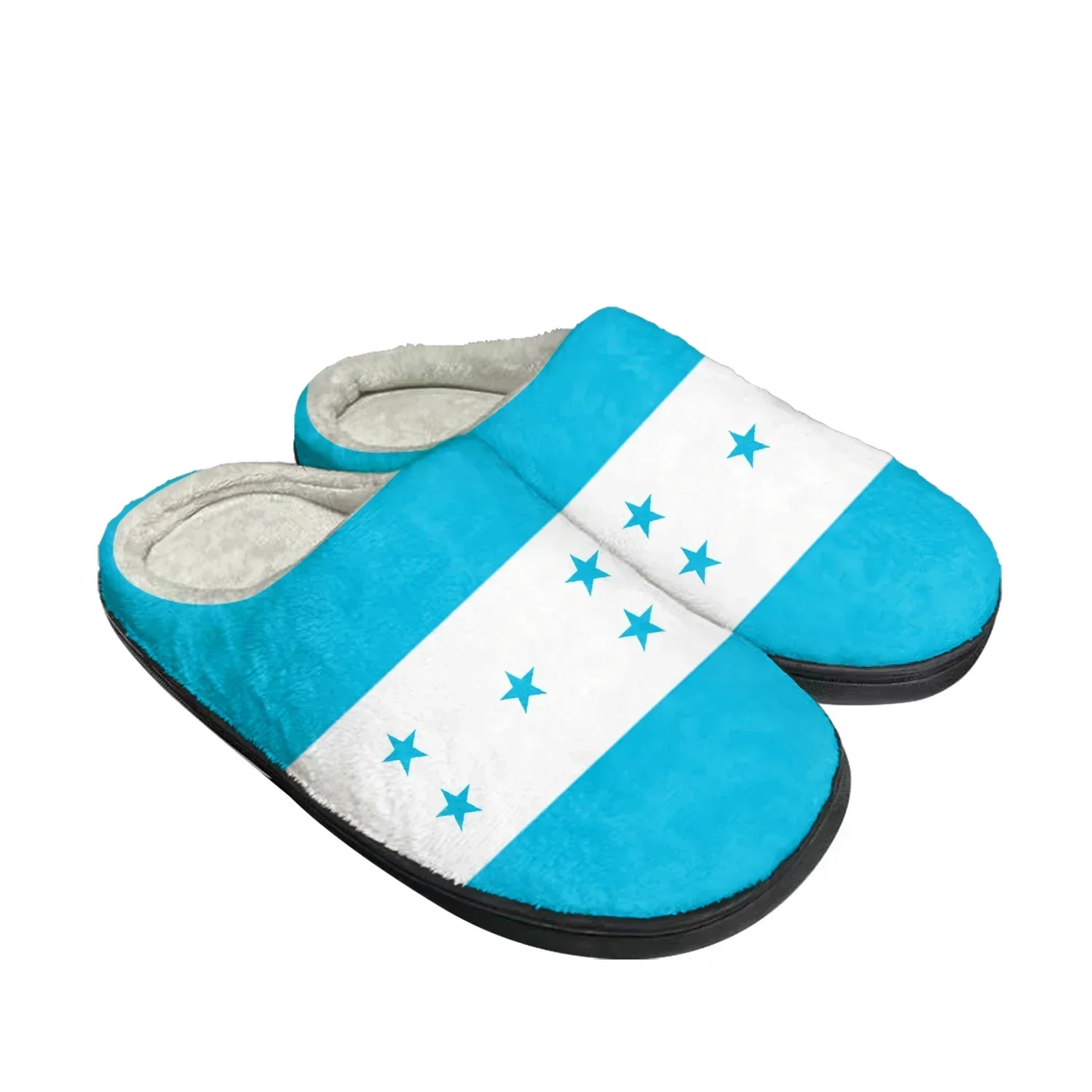 

Домашние хлопковые тапочки с флагом Гондураса, мужские и женские, плюшевые, забавные, повседневные, теплые, для спальни, термо-тапочки