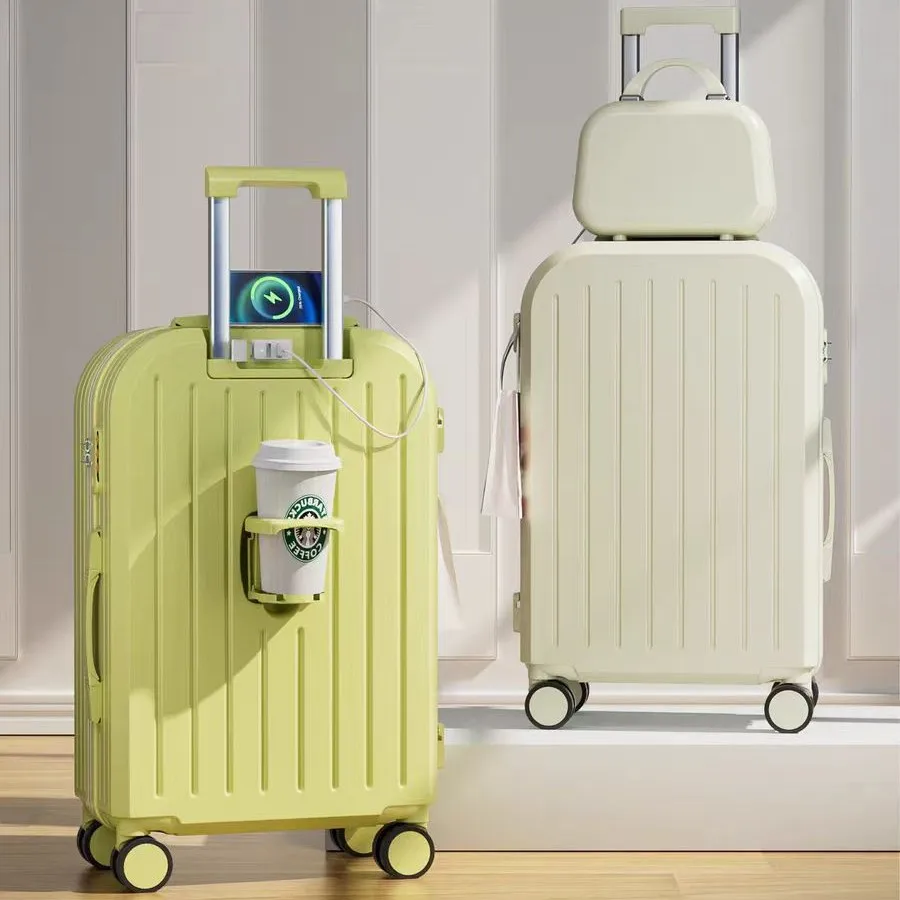 

Lightweight Small Carry on Large Cabin Suitcase 20 Inch with Trolley Wheel for Men And Women Travel Bag Polyester Material