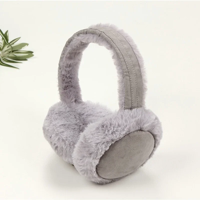 New Soft Ear Warmer Winter Warm Earmuffs for Women Men Fashion Solid Color Earflap Outdoor Cold Protection Ear-Muffs Ear Cover