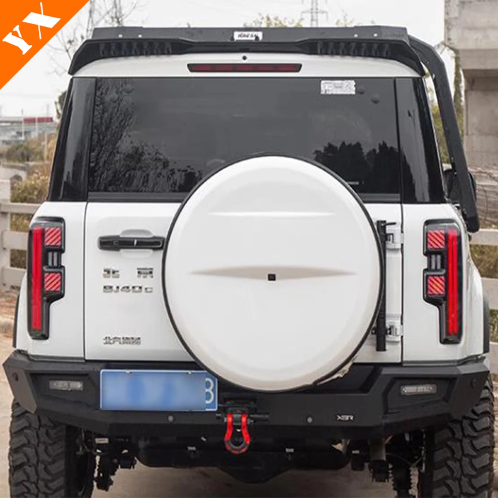 For Baic BJ40 40L 40PLUS Accessories 2024 Car Tailgate Spare Tire Cover Spare Tire Exterior Decoration Mecha Original Car Color