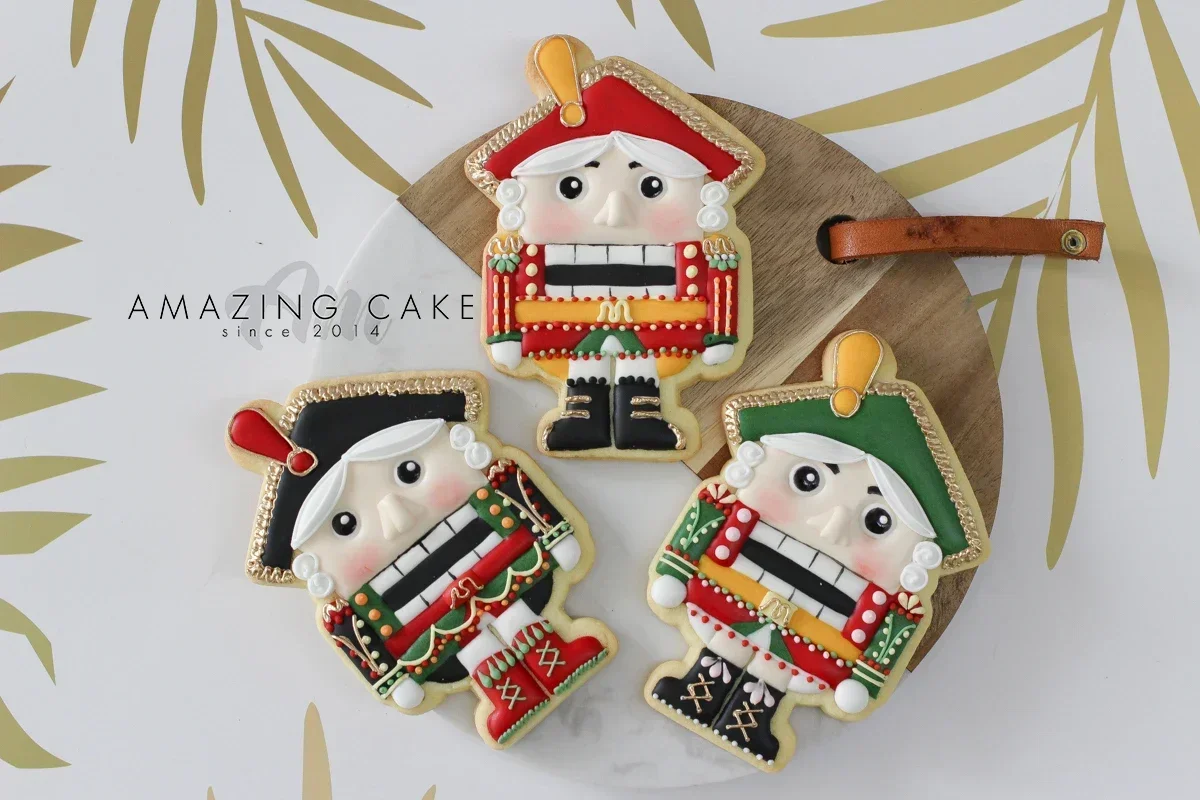 Christmas Nutcracker Soldier Cookie Cutter Sugar Fondant Baking Mould Dessert Cake Decoration DIY Pastry Bakery Accessories