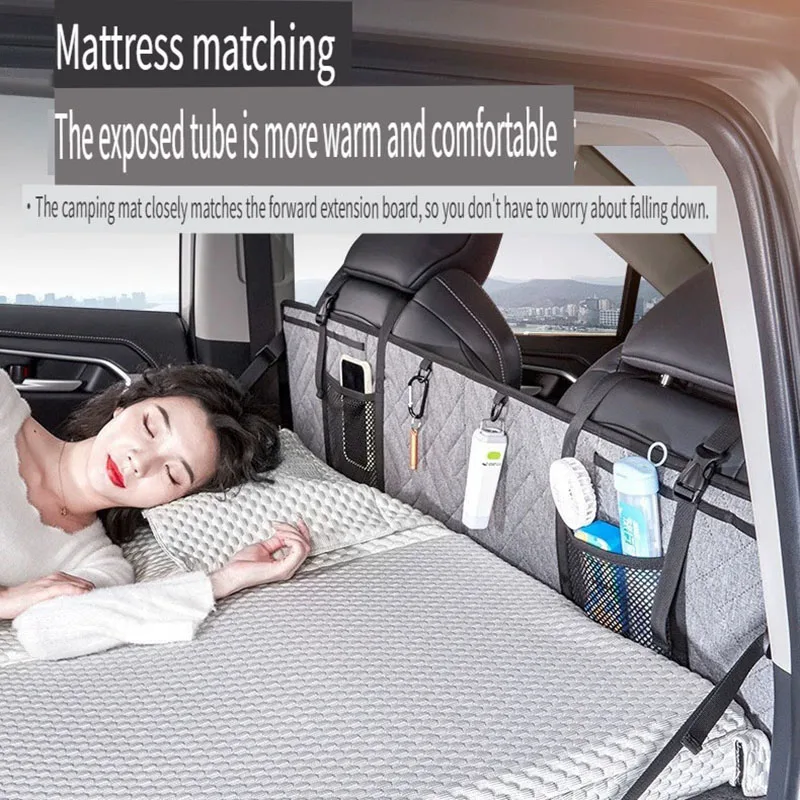 

Удлинитель заднего сиденья автомобиля для кемпинга, складной губчатый автомобильный удлиненный матрас для грузовика, рыбалки, кемпинга, пляжа