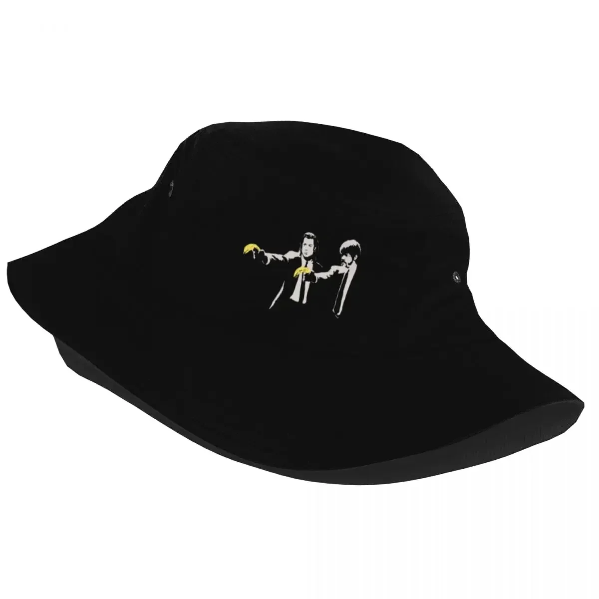 2026 New Banana And Quentin Tarantino Pulp Fiction Bucket Hat Hot Summer Headwear Fishing Hats for Camping Men Women Bob Hat Fol