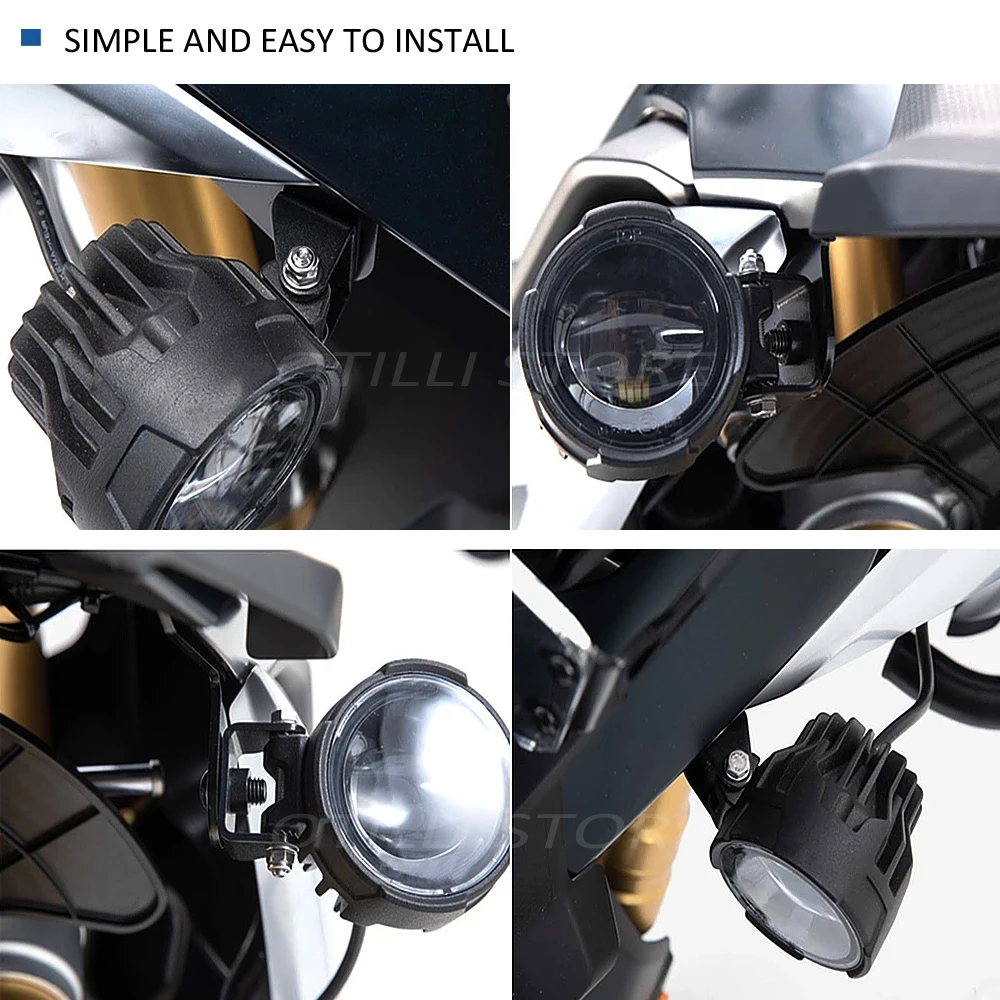 Для BMW F750GS F850GS 2019-2021 мотоциклетные противотуманные фары, вспомогательный кронштейн, крепления для прожектора, держатель точечного светильника