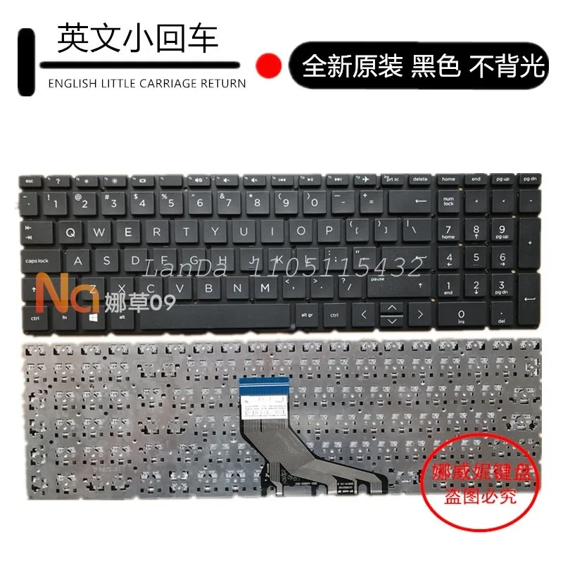 Backlit Laptop Keyboard Replacement Compatible with 15S DU DY DW TPN-Q208 TPN-C139 Models Durable Responsive Keycaps Easy Instal