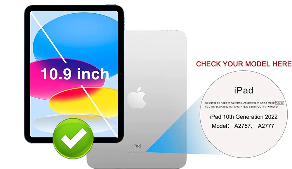 2pcs Screen Protector Tempered Glass For iPad 10 10.9\'\' 2022 10th Generation A2757 A2777 A2696 Full Coverage Tablet Film