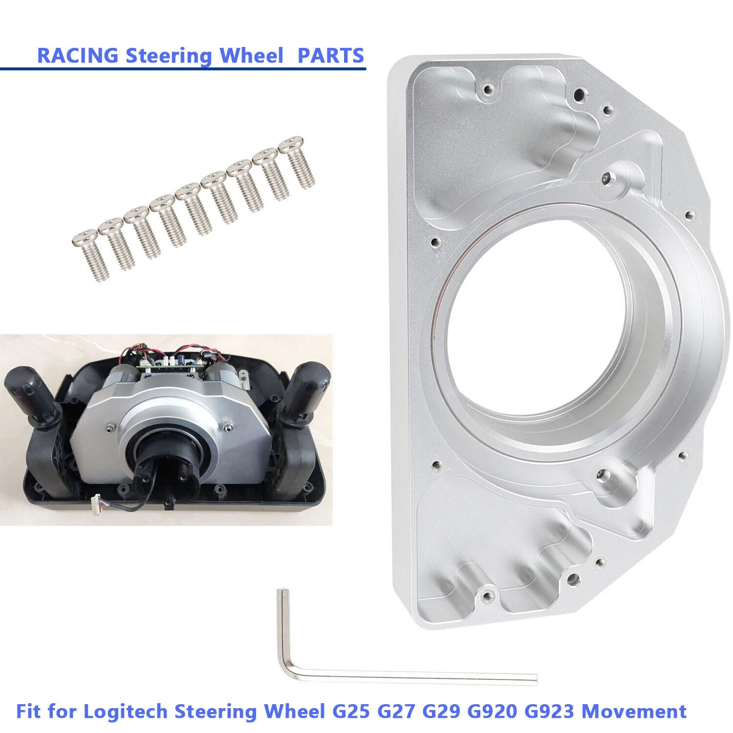Aluminum racing For Logitech Steering Wheel G25 G27 G29 G920 G923 Movement Bearing Seat
