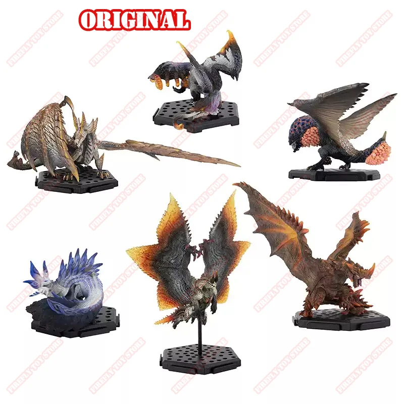 Originele Monster Hunter Animatiespel Randapparatuur Capcom Boxed Gacha Gashapon Anime Action Model Figures Collection