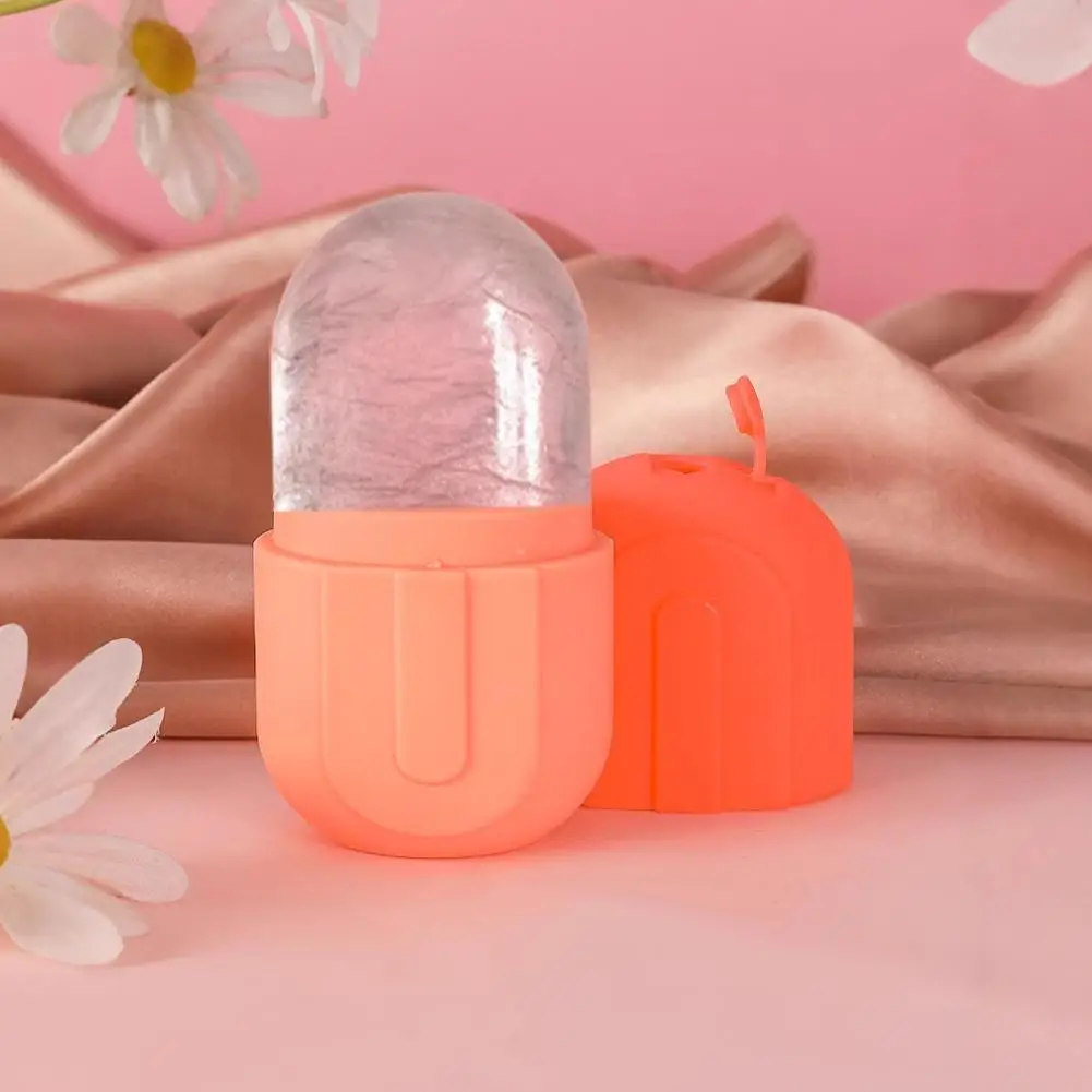 1 stks Siliconen Ijs Gezichtsroller Huidverzorging Schoonheid Lifting Contouring Tool Roller Wallen Huidverzorging Beauty Tool