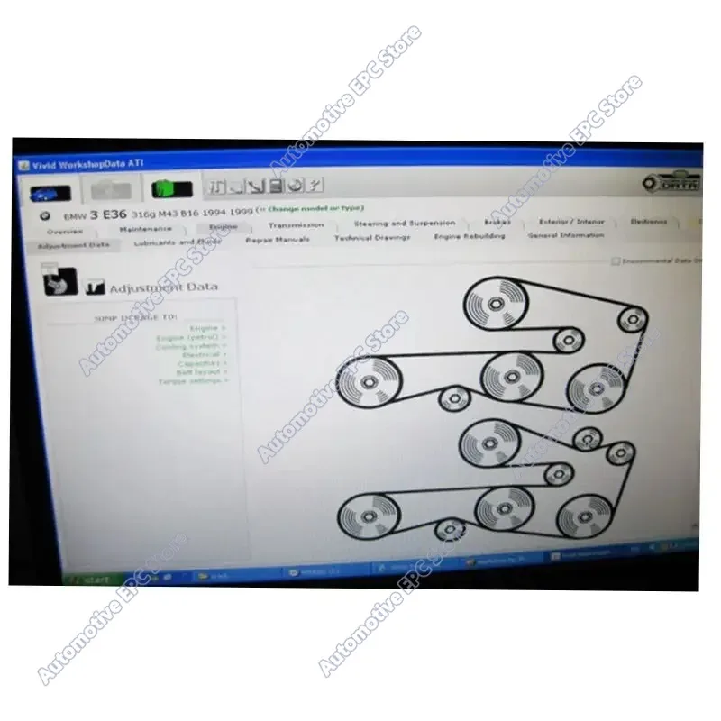2026 Hot Auto motive Vivid Workshop data car Auto Repair Software Up To 2010 Vivid Workshop DATA 10.2 send CD or USB or 80GB HDD