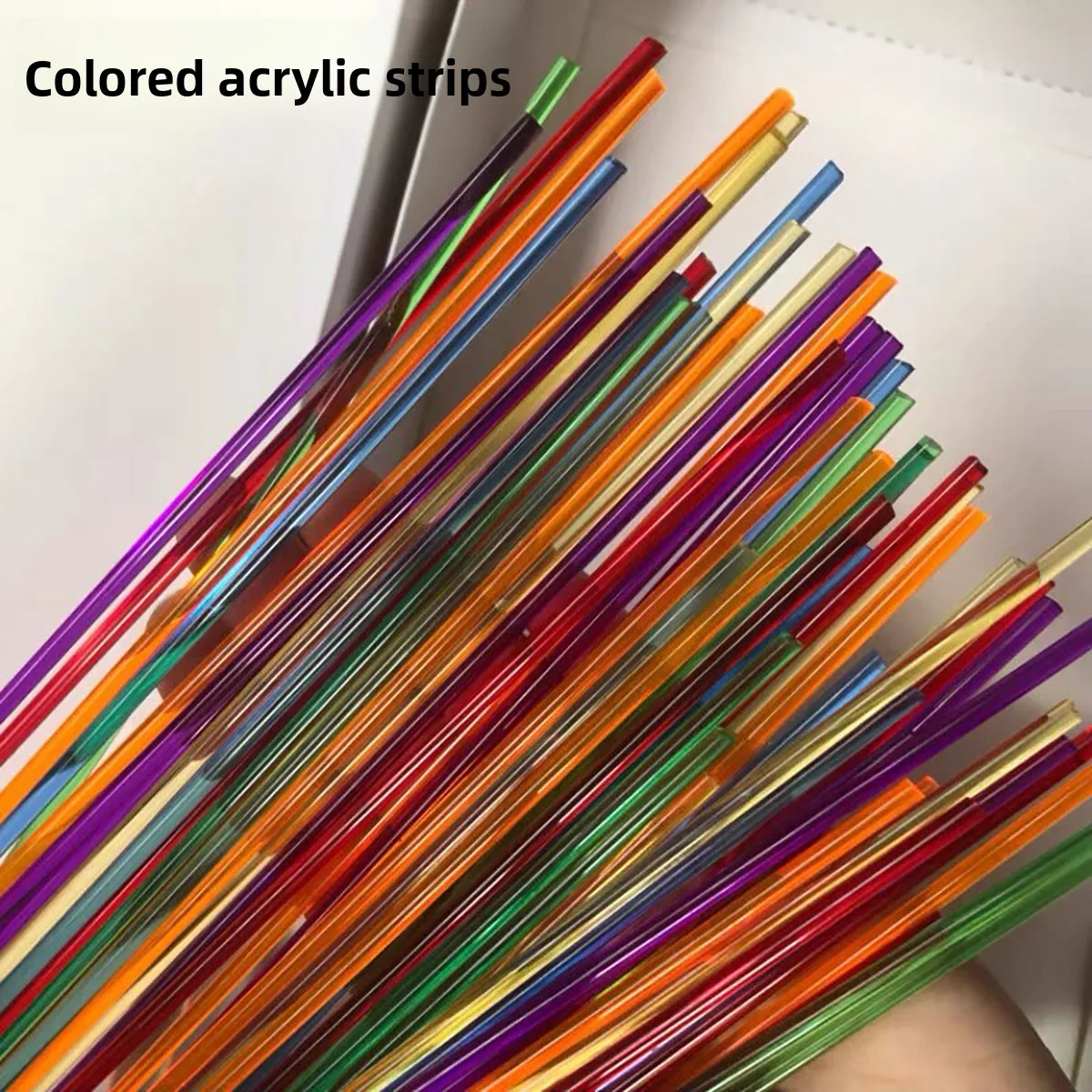 3mm Lollipop Sticks Multicolor Acrylic Rods Plexiglass Lucite Bar For Flagpole Cake Toppers DIY Model Crafts