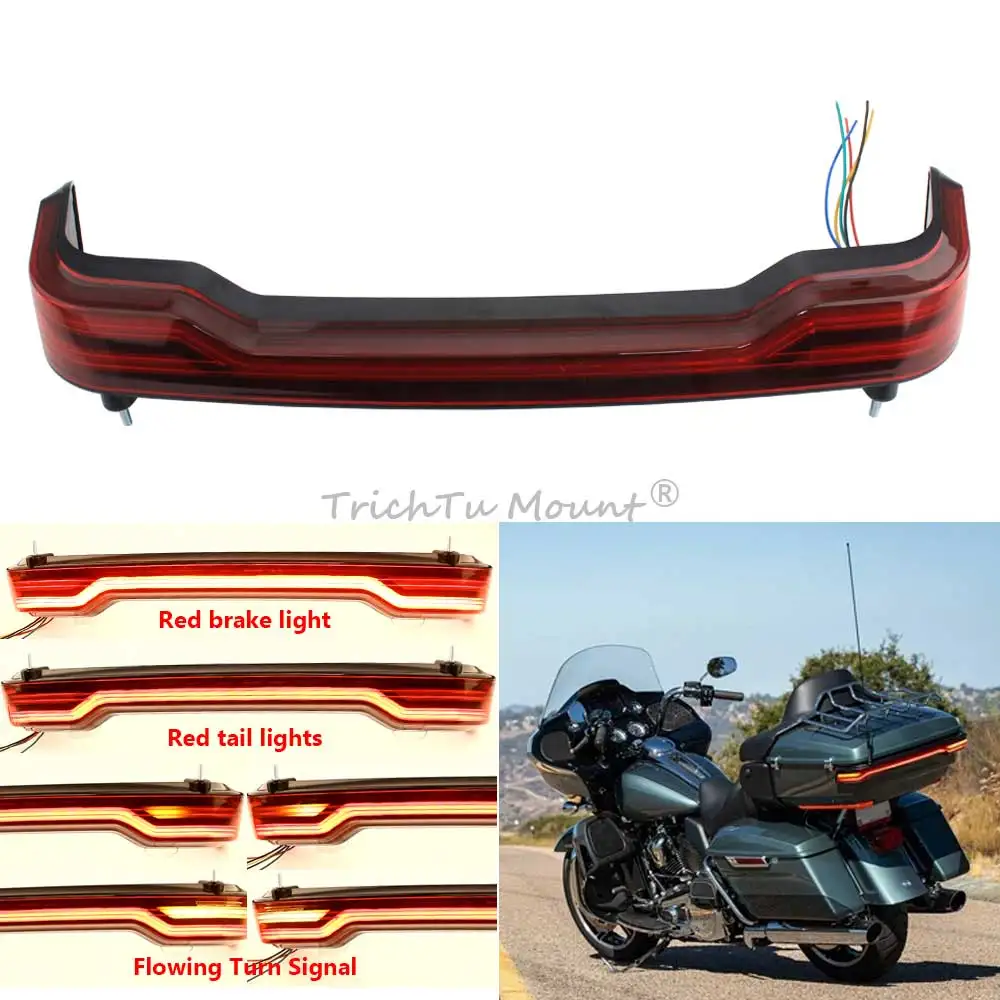 Motorcycle Tour Pack Taillight Brake Light Accesorios ABS Plastic Fit For Electra Glide Ultra Limited CVO/SE FLHTKSE 2014-2021