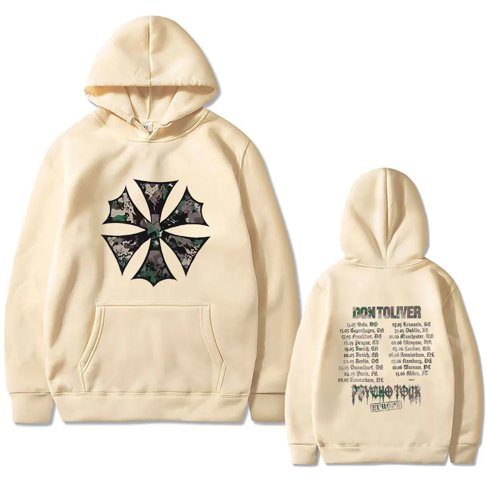 Rapper Don Toliver Hardstone Psycho Tour Hoodie Men Women Clothing Hip Hop Fashion Streetwear Male Oversized Pullover Hoodies