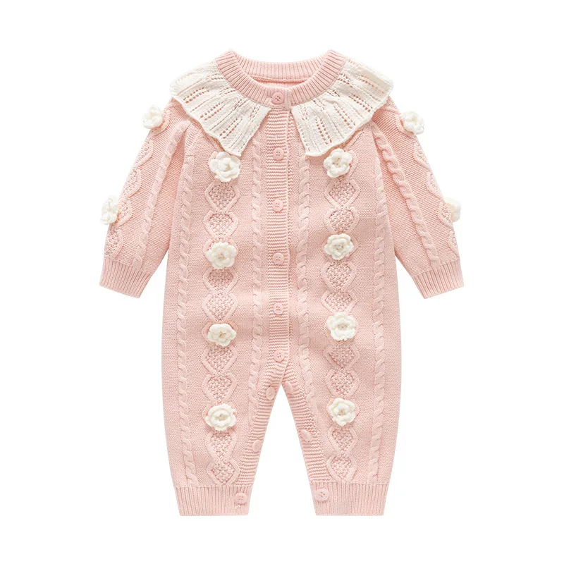 0-24m-100-cotton-flower-baby-girl-romper-newborn-kid-winter-clohtes-knit-warm-jumpsuit-new-born-thick-sweater-knitwear
