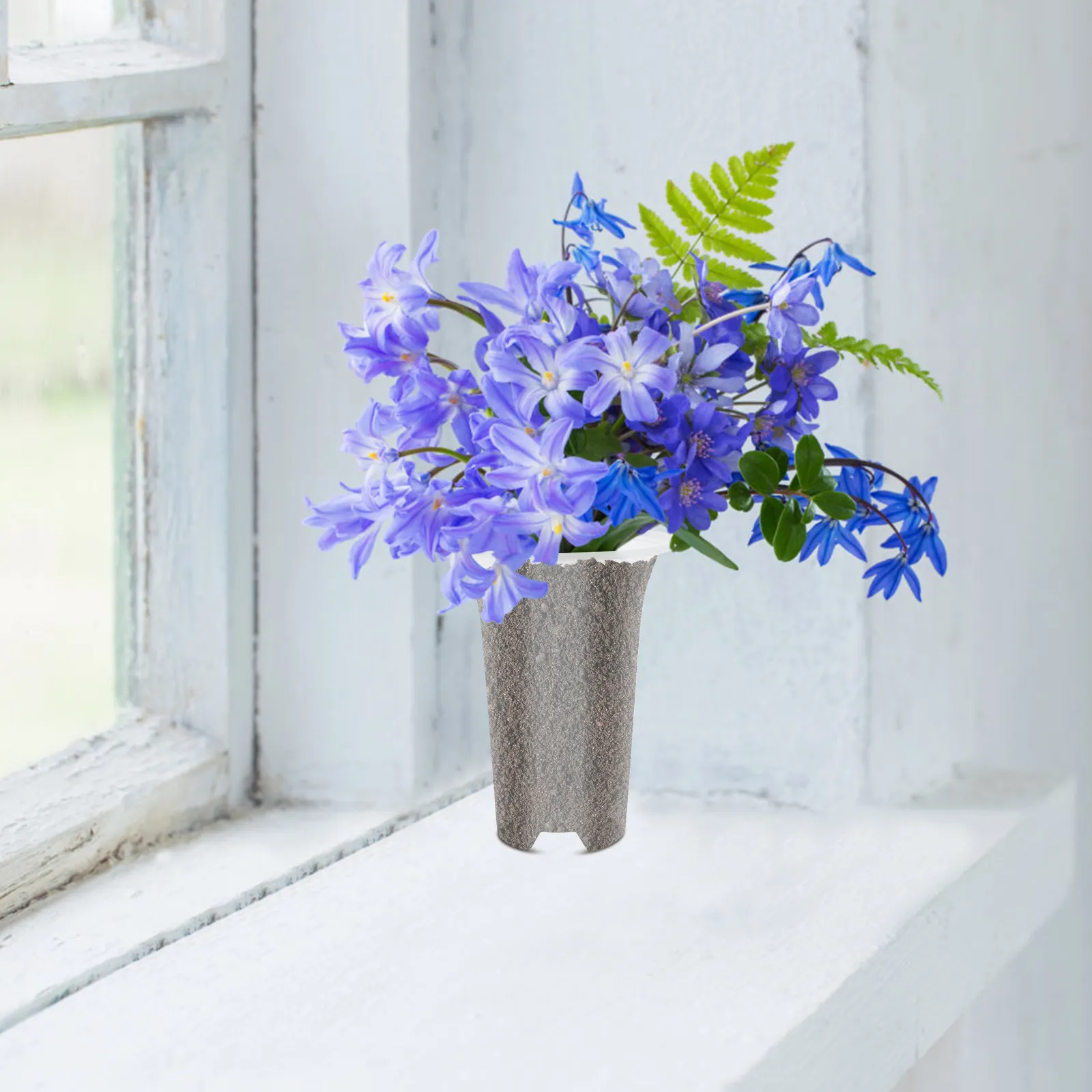 

5Pcs Orchid Planting Pots Thick Plastic Gardening Flower Pots with Drainage Holes Suitable for Nursery Transplanting and Balcony