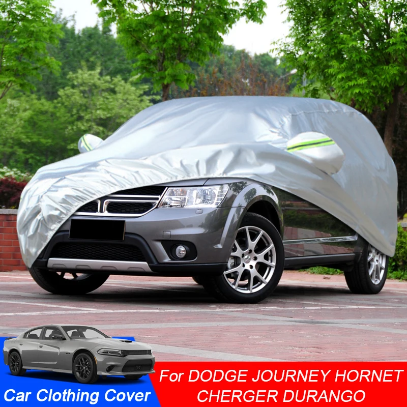 

Car Cover Rain Frost Snow Dust Waterproof Anti-UV Cover Accessories For Dodge Cherger LD Durango WD Hornet Journey Trumpchi GS5