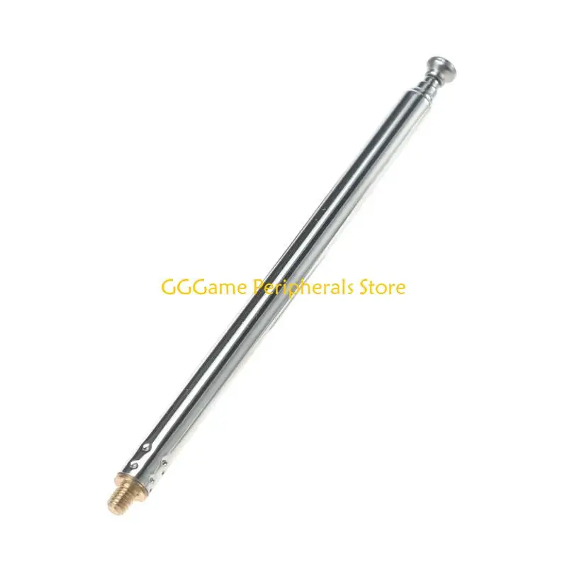 U55B RC Model Car Silver 5 Sections 3 mm External Threaded Expansion Antenna