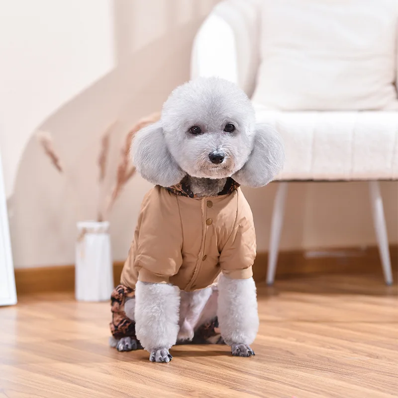 Snowproof Coats For Dogs Winter Warm Pet Down Designer Overall Tracksuit For Small Puppy S XXL Chihuahua Yorkie Jacket Clothing