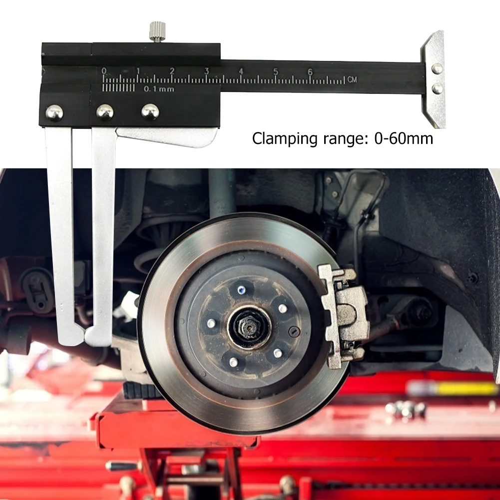 

Измеритель толщины тормозных дисков, штангенциркуль для измерения износа автомобильных шин, линейка для измерения глубины износа протектора