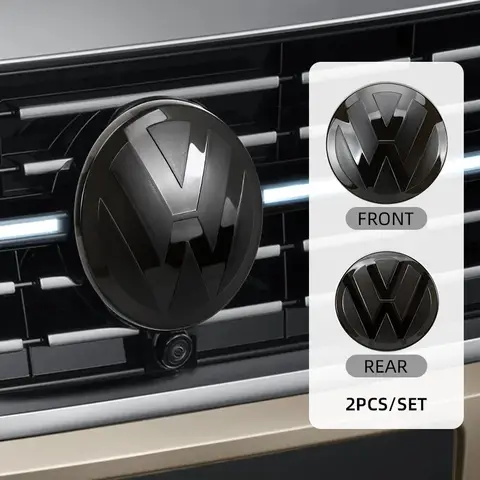 Etiqueta engomada del logotipo de la modificación del coche no afecta la cubierta de insignias del emblema trasero delantero de ACC para VW Volkswagen TIGUAN 2010-2020
