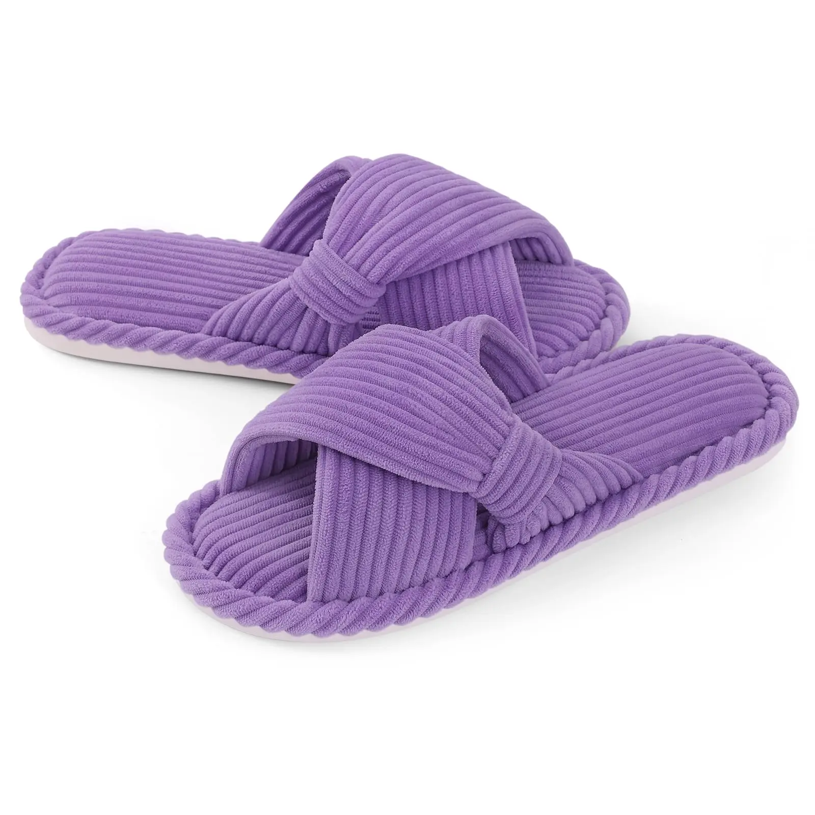 Pantofole estive Kidmi per donna pantofole da casa con fiocco carino per interni per donna pantofole piatte antiscivolo con suola morbida pantofole in Memory Foam