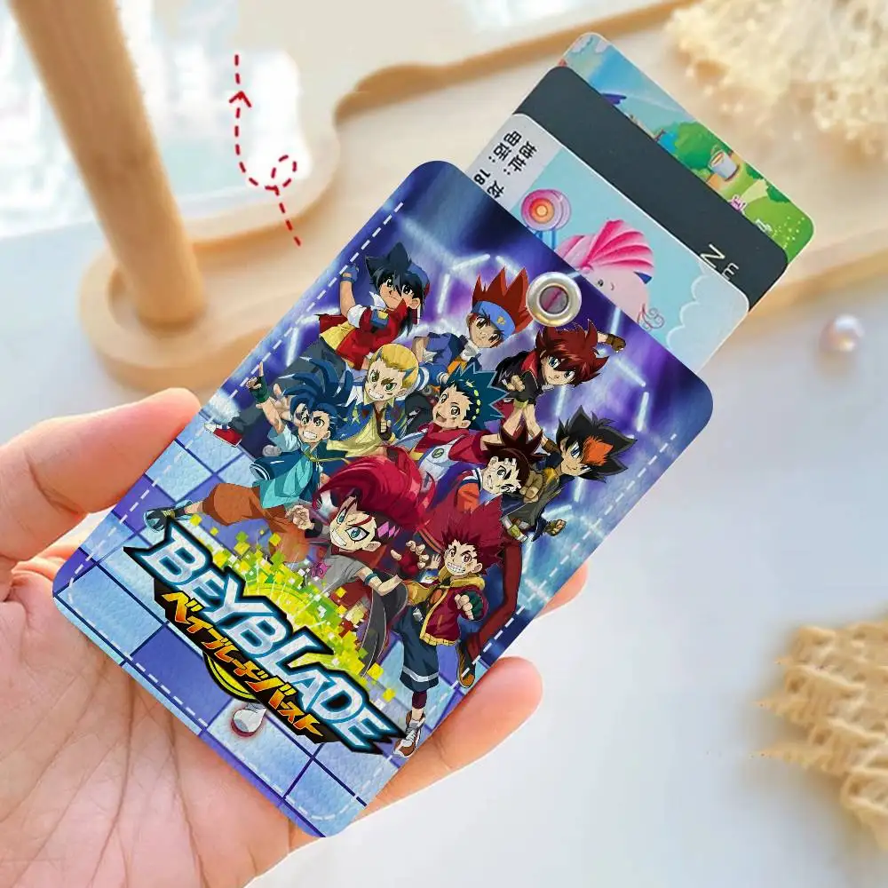 أنيمي b-Beyblade انفجار 2025 مكتب التموين الرجال والنساء بطاقة الائتمان Keyrings بطاقة الطالب حامل بطاقات التعريف الشخصية بطاقة حامل الاعتماد #5