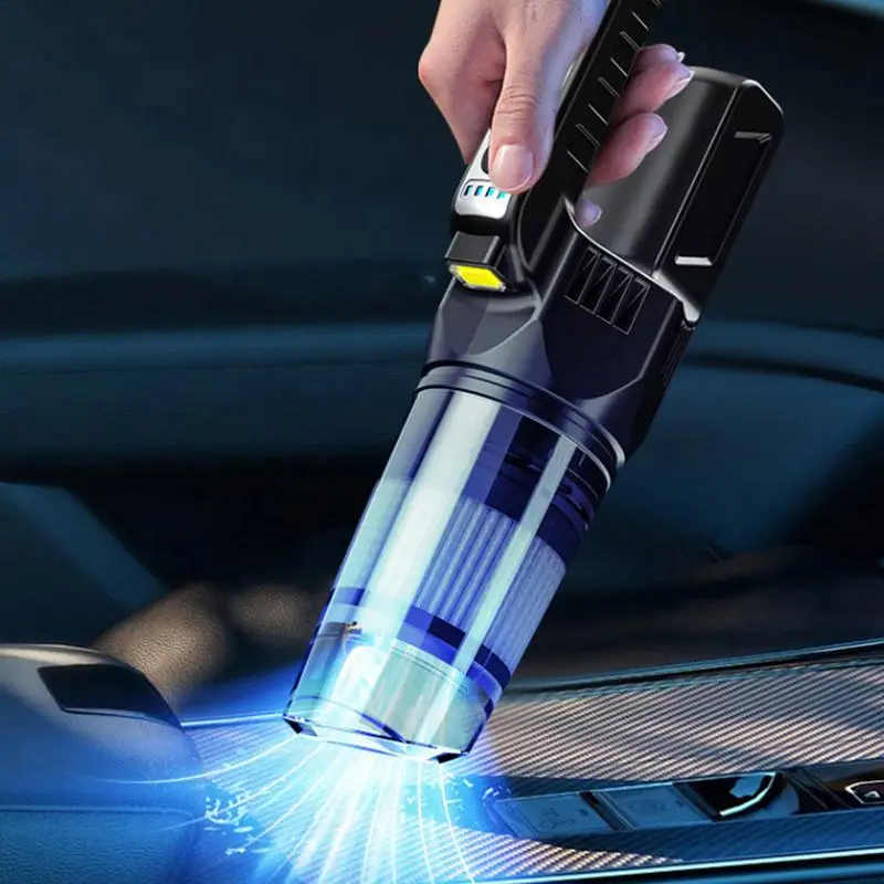 

Cordless Handheld Vacuum For Car LED Lighting Hand Held Vacuum For Car Compact Long Running Time Powerful Suction Small Vacuum
