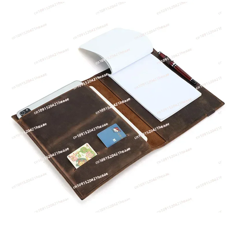 Suitable for B5 document cover, business  horse skin  file storage box,notebook briefcase folder
