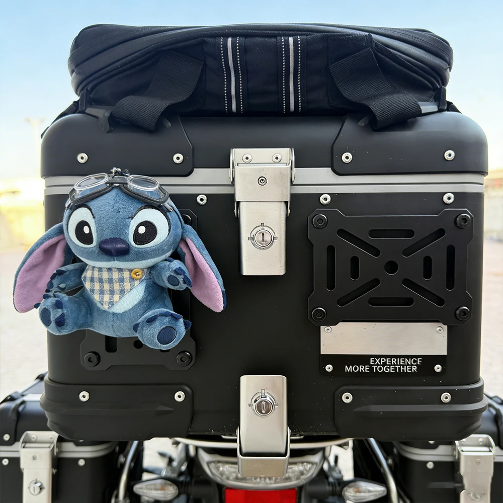 Aluminum Alloy Quick Release Motorcycle Bracket Universal 28-100L Trunk L Side Box Mount for Multifunctional Tool Box Mods view 3