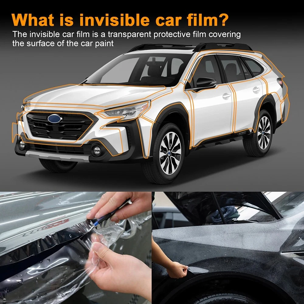 

8.5Mil TPU Bumper Paint Protection Film For Subaru Outback 2022-2025 Pre-cut PPF Kit Clear Bra Car Body Anti-Scratch Resistant