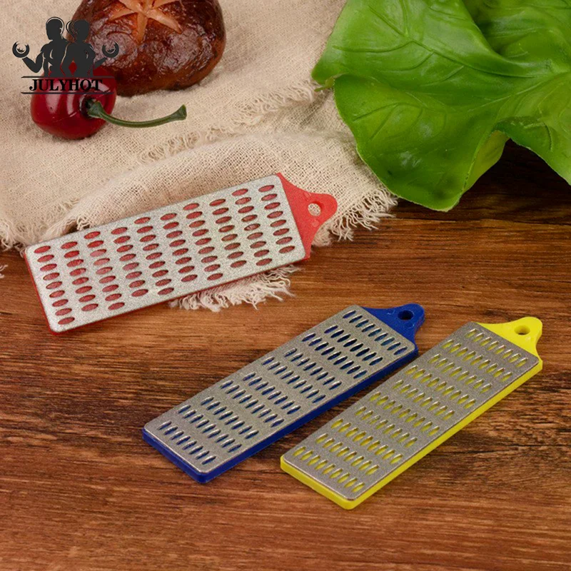Ski Emery Whetstone 3 Pieces Diamond Whetstone Household Kitchen Knife Sharpener Set