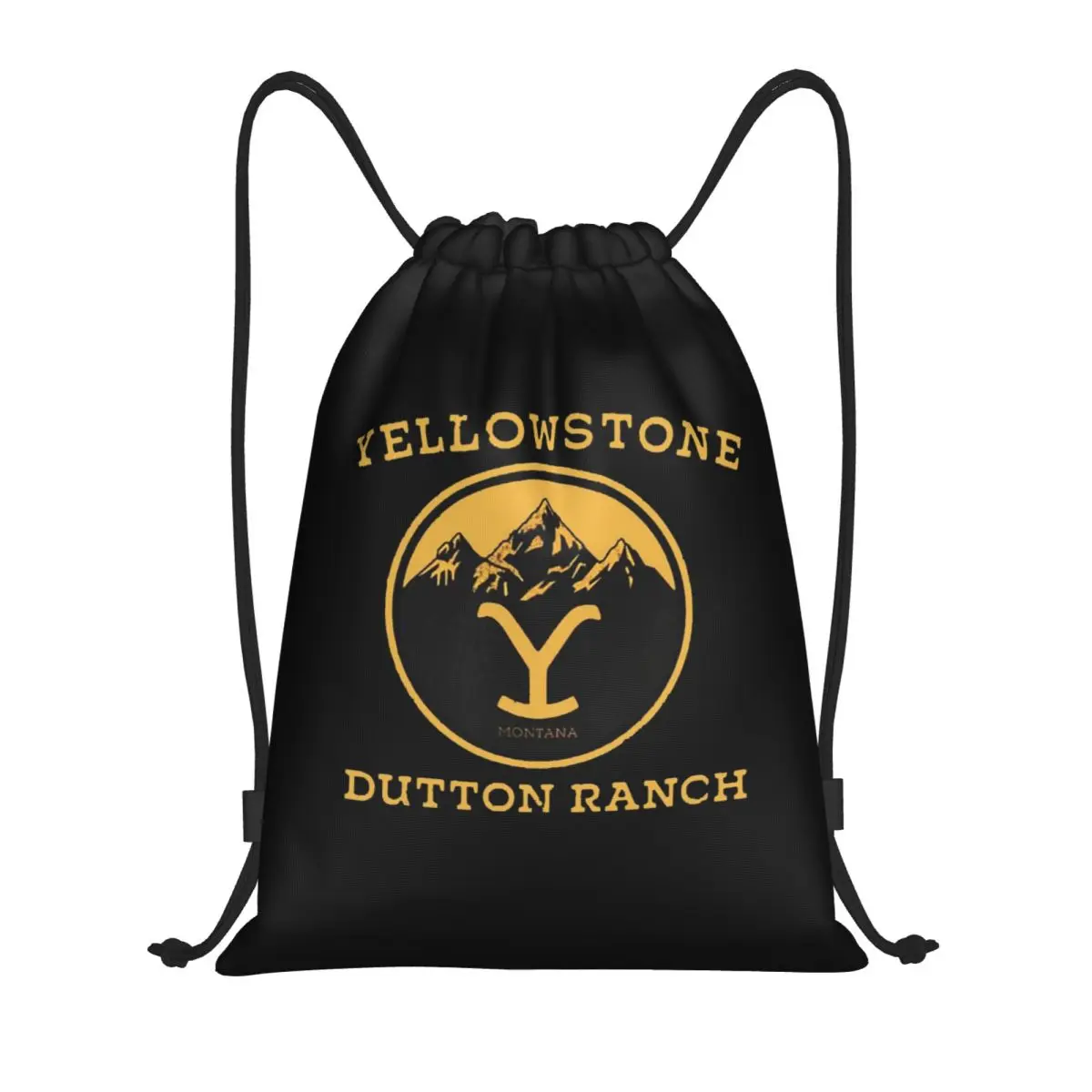 

Yellowstone Dutton Ranch Backpacks Portable Drawstring Bags Shoes Bag Book Bags for Man Woman School