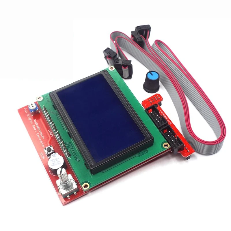 2004 Lcd 12864 Display 3D Printer Reprap Smart Adapter Controller Reprap Ramps 1.4 1.6 Mega 2560 Board 2004 LCD Controle