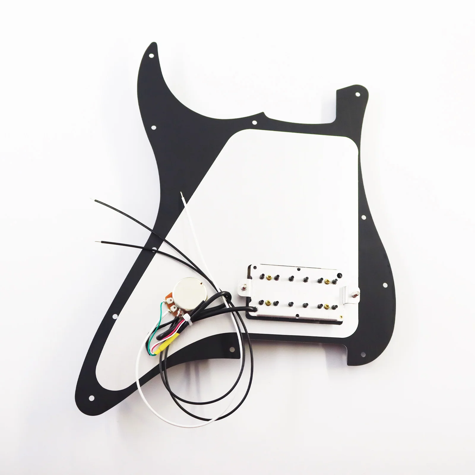 PHRILAM Ceramic Magnet Double Coil Pickup Prewired Guitar Pickguard H Set, High Output Pickup Prewired, Multiple Colors to Choos