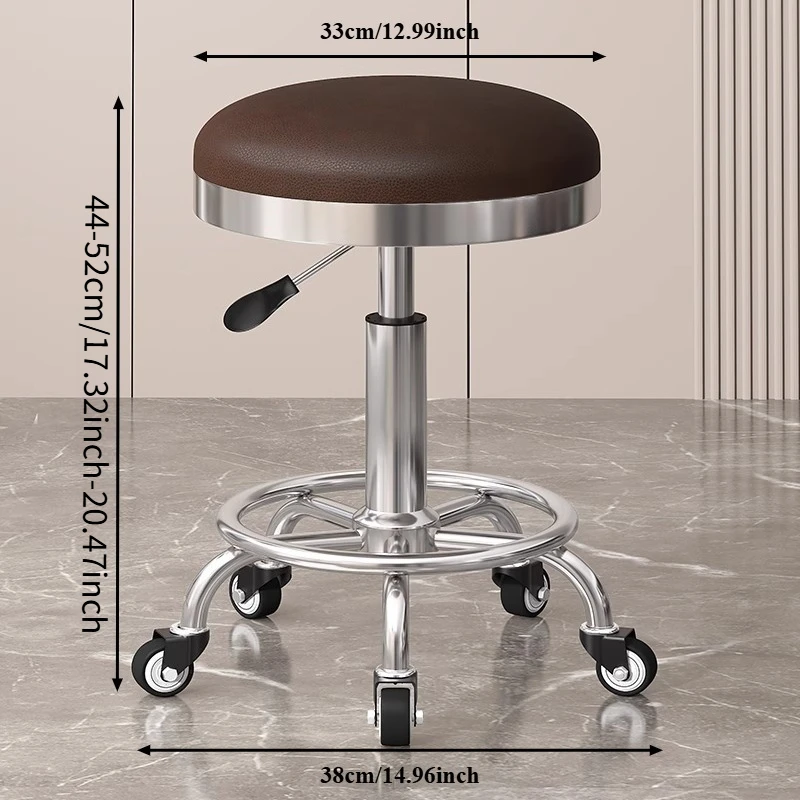 ww-Beauty Salon Stools Makeup Chair Swivel Chair Barber Chair Rotating Lift Hairdressing Bench Round Stool Home