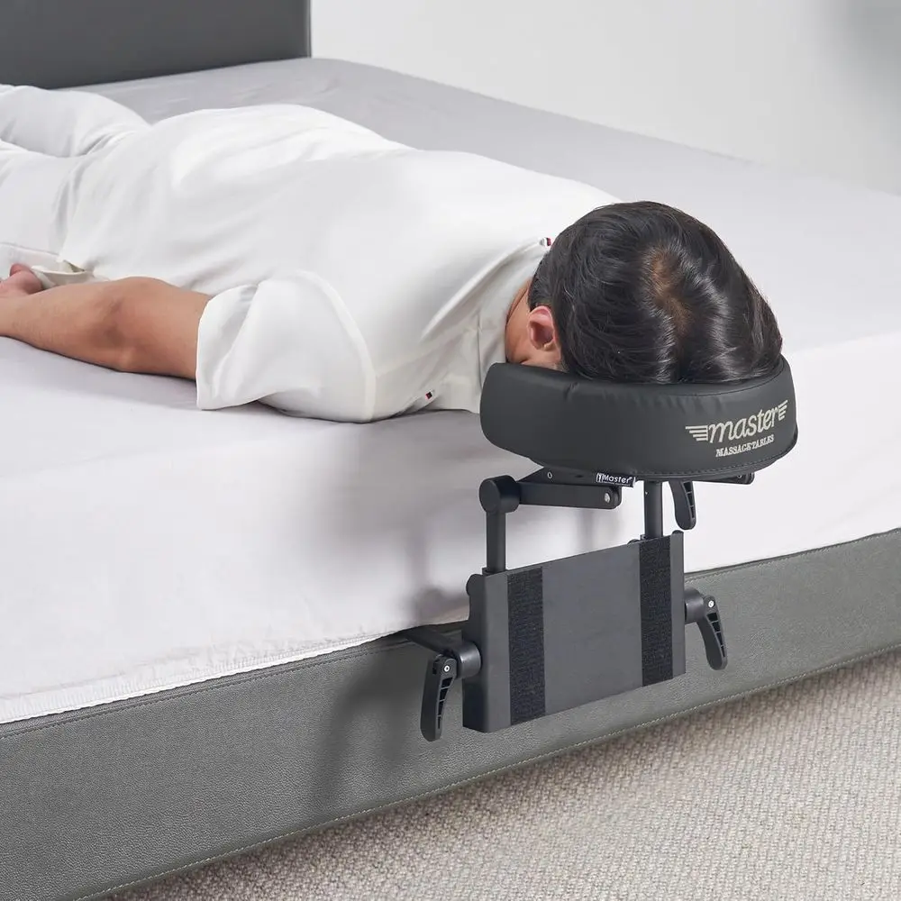 

Portable Massage Kit for Desk, Table, and Mattress - Pillow Cradle Support, Eye Recovery, Black