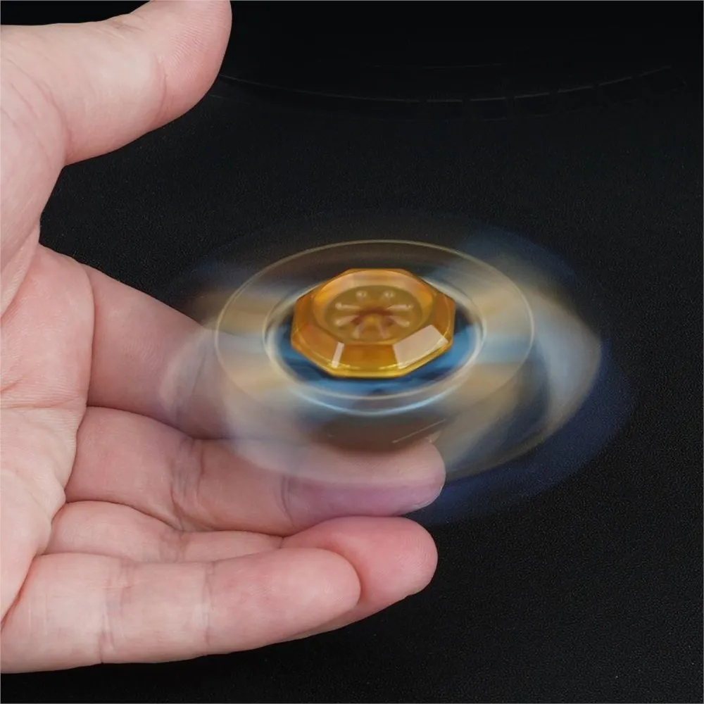 My Joys EDC Starship Fidget Spinner à trois pales, jouet anti-Stress, gyroscope à ongles ouverts, Fidget Spinner, jouets d'anxiété, modèles originaux