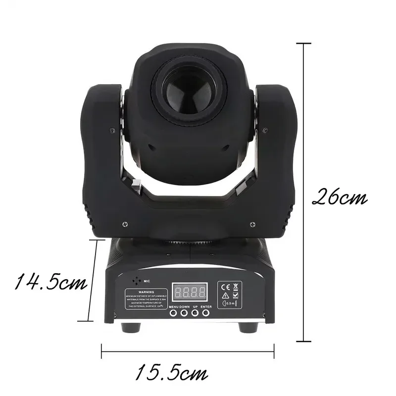 20262PCS 60W Mini LED DMX Gobo Moving Head Spot Light for Club DJ Stage Lighting Party Disco Wedding Event view 3
