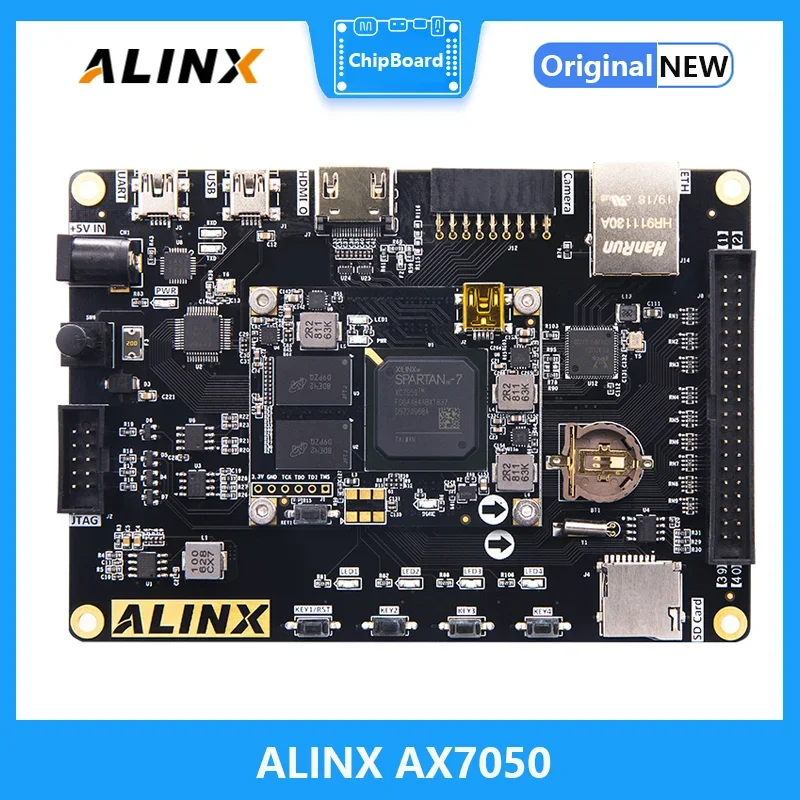 

ALINX AX7050: XILINX Spartan-7 XC7S50 VIVADO FPGA Board